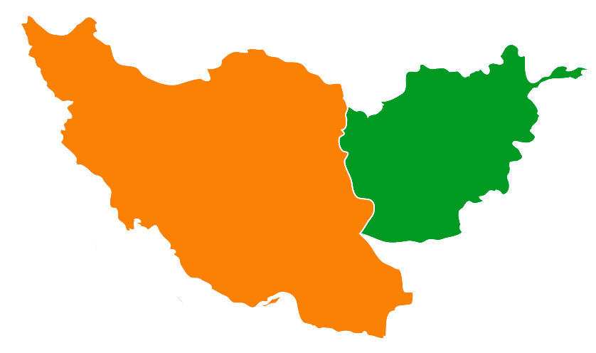 نقشه افغانستان و ایران 